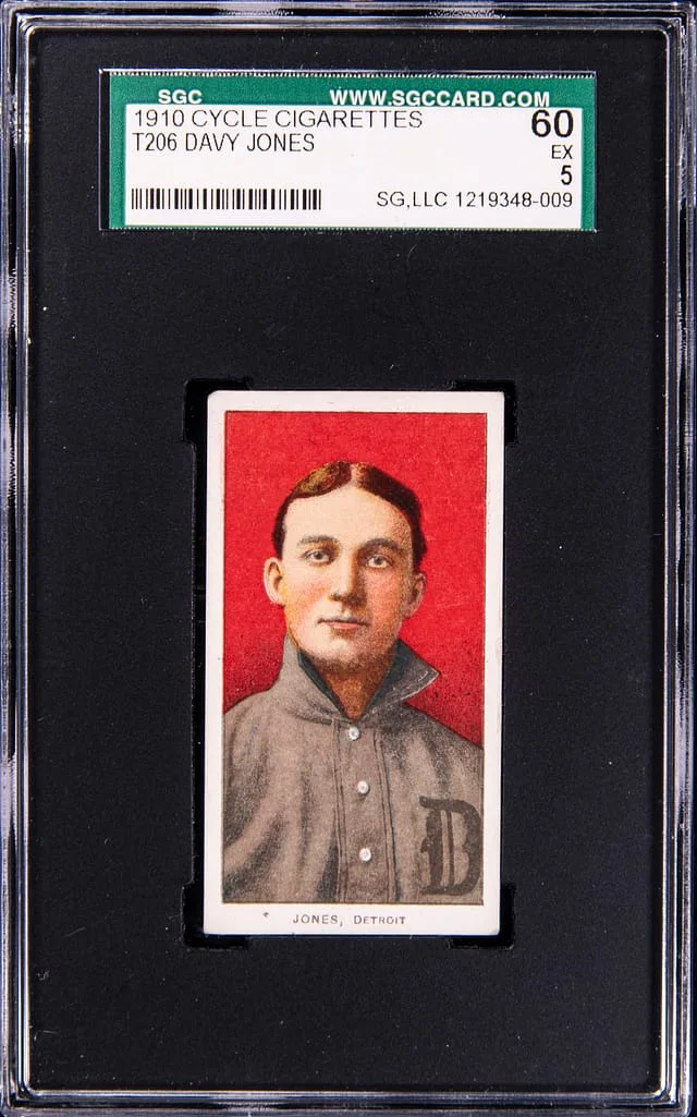 1909-11 T206 Davy Jones White Border #no-number card image