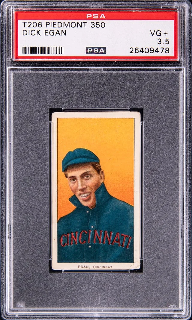 1909-11 T206 Dick Egan - Piedmont 350 White Border #no-number card image