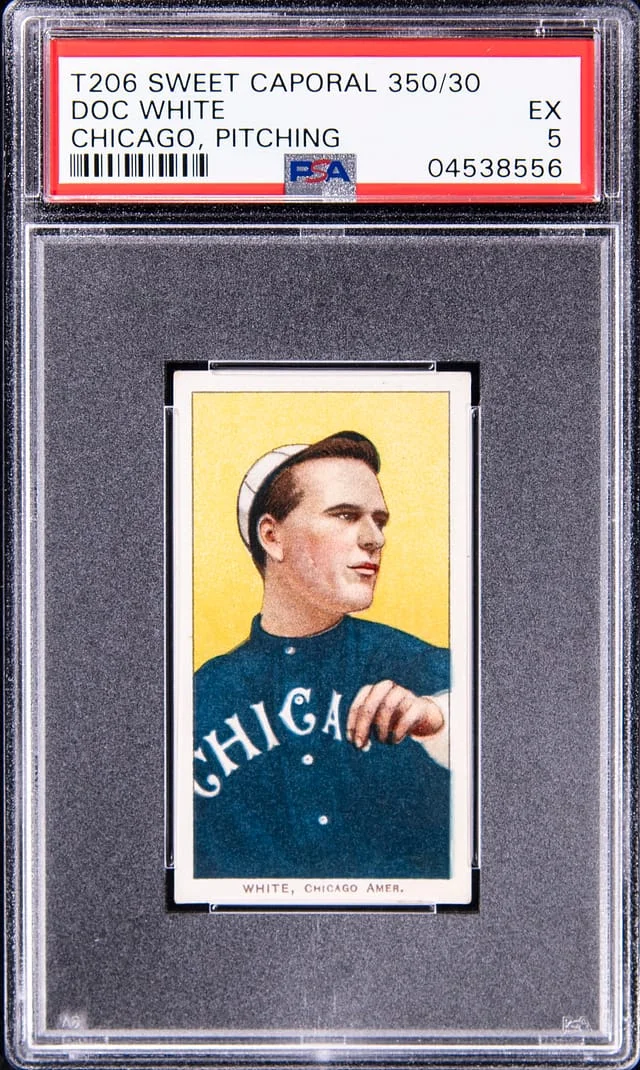 1909-11 T206 Doc White, Chicago White Border #no-number card image