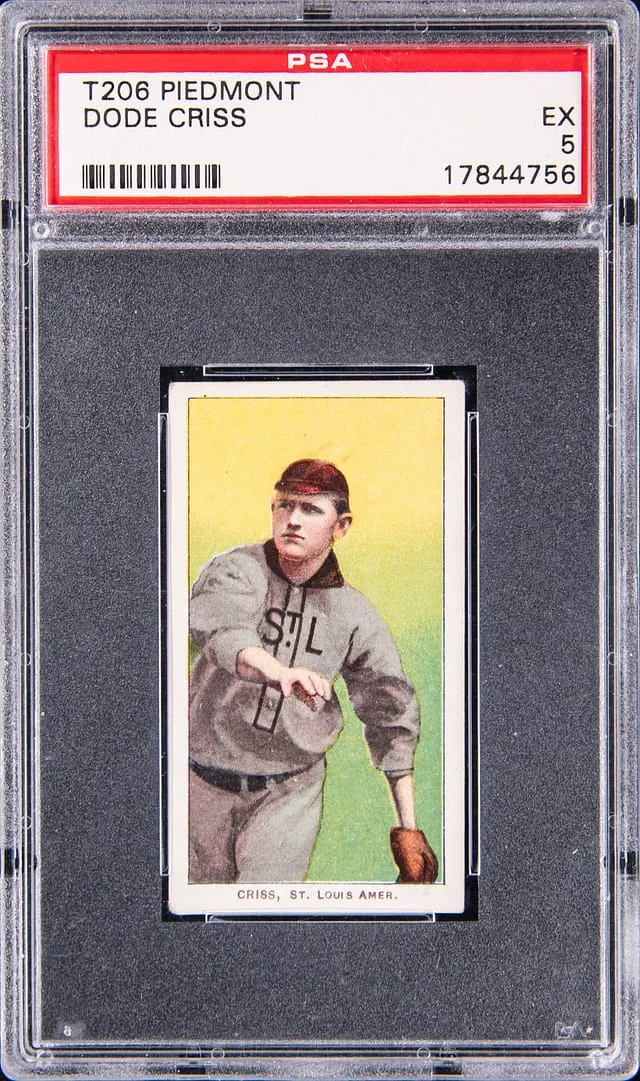 1909-11 T206 Dode Criss - Piedmont White Border #no-number card image