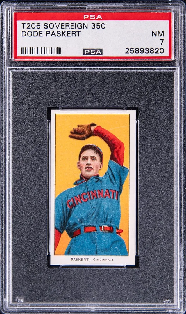 1909-11 T206 Dode Paskert White Border #no-number card image