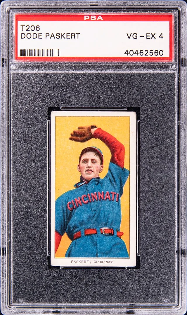 1909-11 T206 Dode Paskert - Sweet Caporal White Border #no-number card image