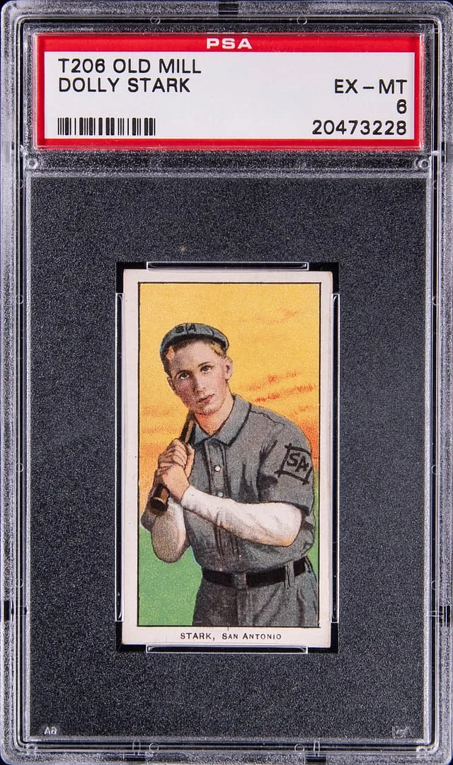 1909-11 T206 Dolly Stark White Border #no-number card image