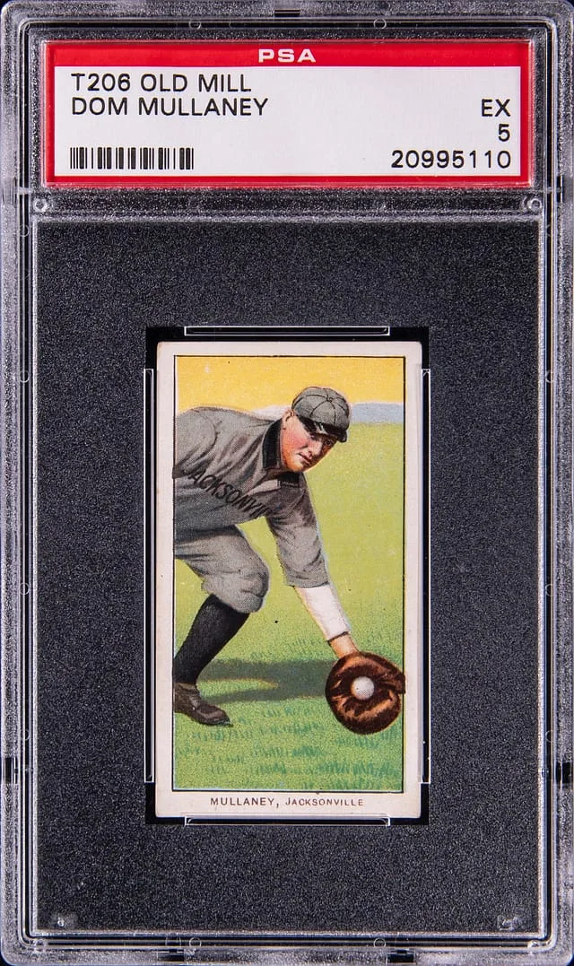 1909-11 T206 Dom Mullaney White Border #no-number card image