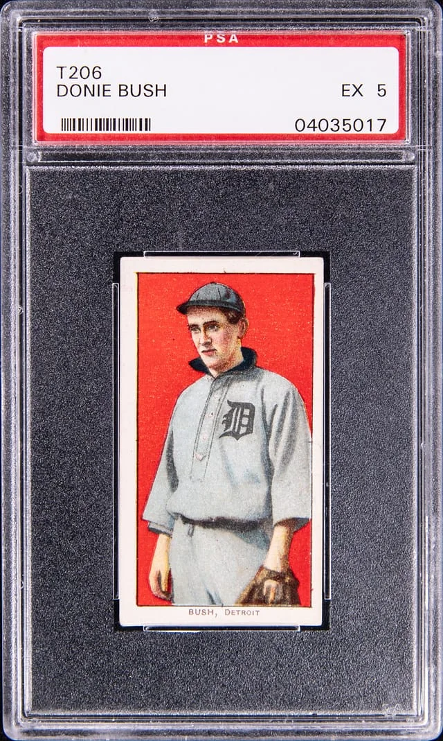 1909-11 T206 Donie Bush Piedmont 350 #NNO card image