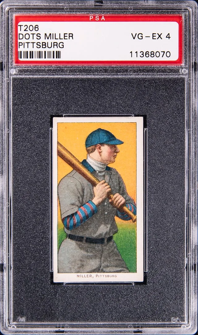 1909-11 T206 Dots Millers, Pittsburg - Piedmont White Border #no-number card image