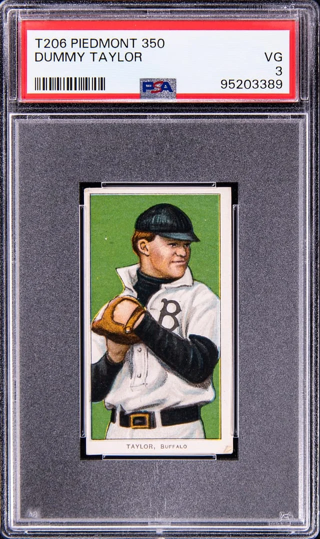 1909-11 T206 Dummy Taylor White Border #no-number card image