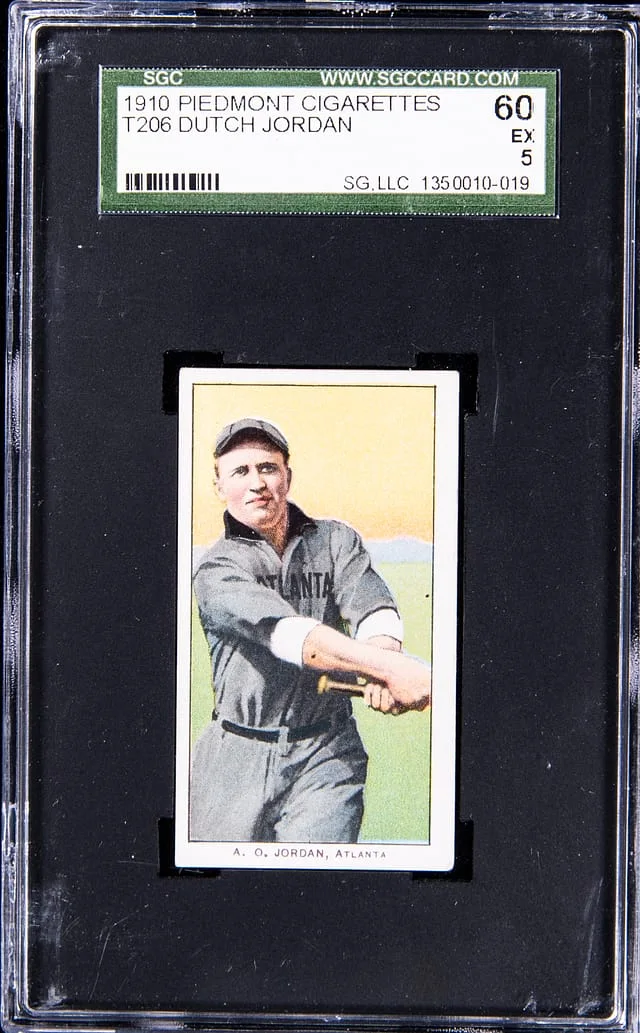 1909-11 T206 Dutch Jordan White Border #no-number card image