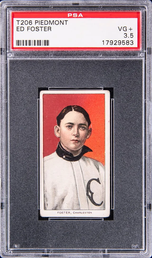 1909-11 T206 Ed Foster - Piedmont White Border #no-number card image