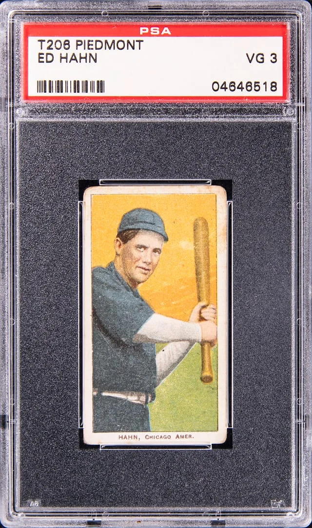 1909-11 T206 Ed Hahn - Piedmont White Border #no-number card image