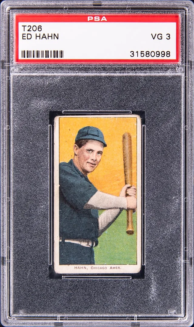 1909-11 T206 Ed Hahn - Sweet Caporal White Border #no-number card image