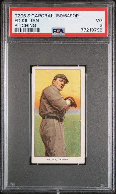 1909-11 T206 Ed Killian Sweet Caporal #150/649Op card image