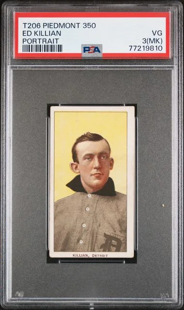 1909-11 T206 Ed Killian Piedmont #350 card image