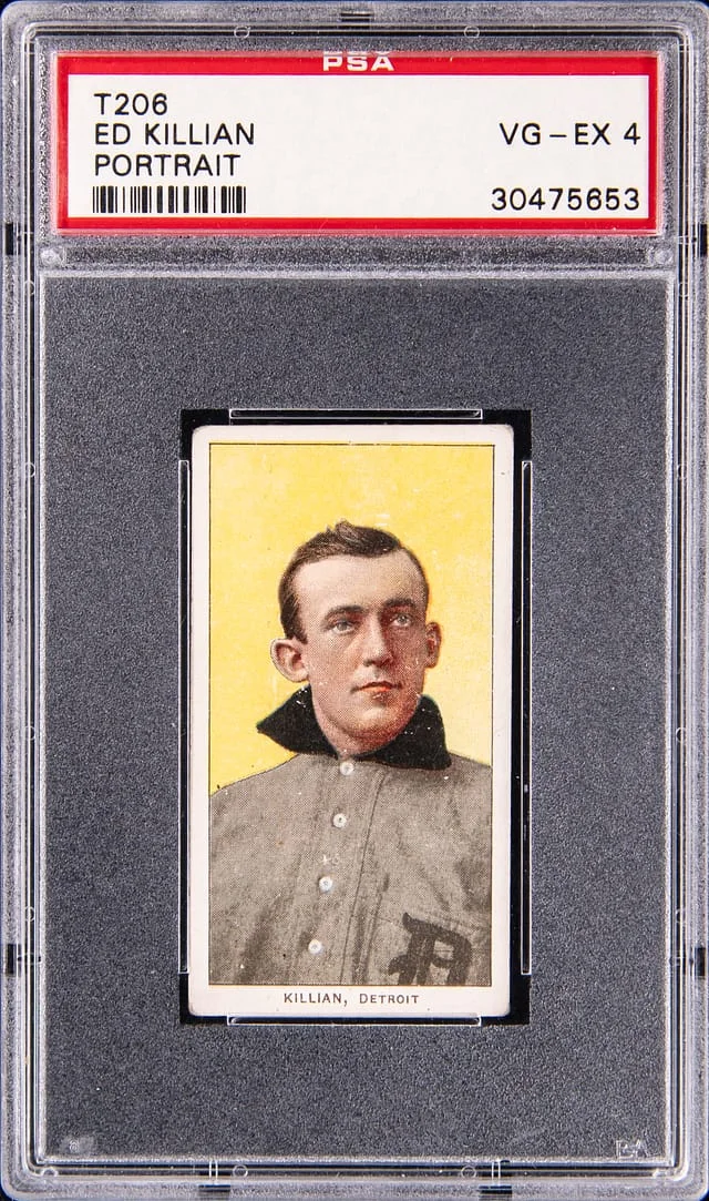 1909-11 T206 Ed Killian, Portrait - Piedmont White Border #no-number card image