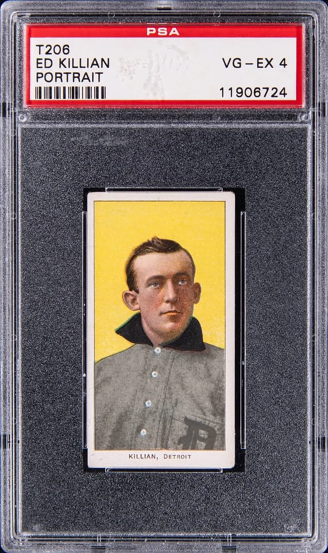 1909-11 T206 Ed Killian, Portrait - Tolstoi White Border #no-number card image