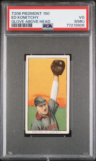 1909-11 T206 Ed Konetchy Piedmont #150 card image