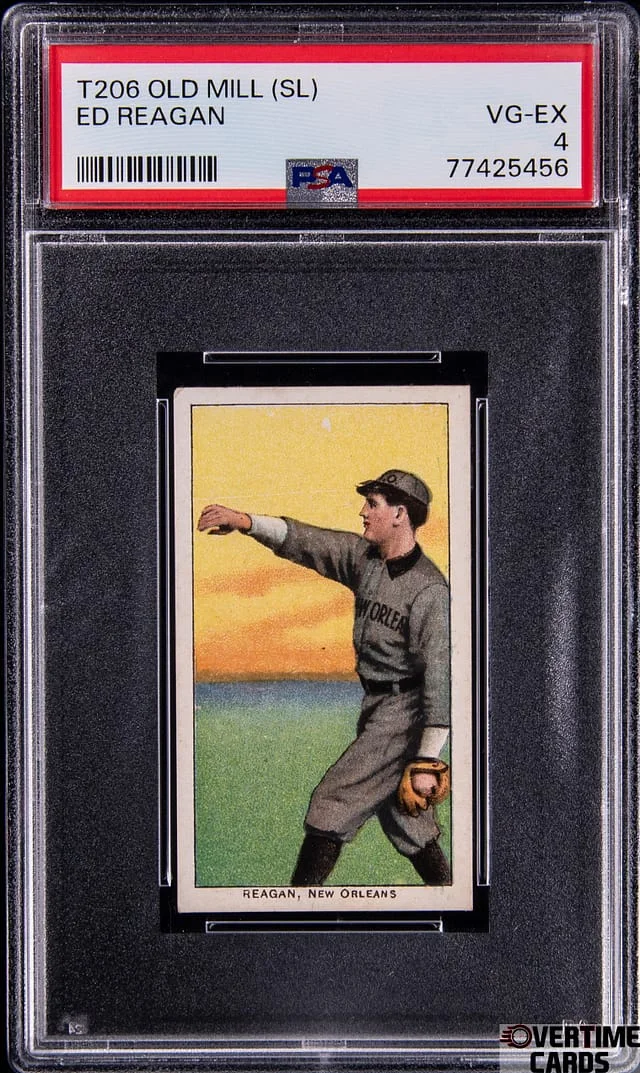 1909-11 T206 Ed Reagan White Border #no-number card image