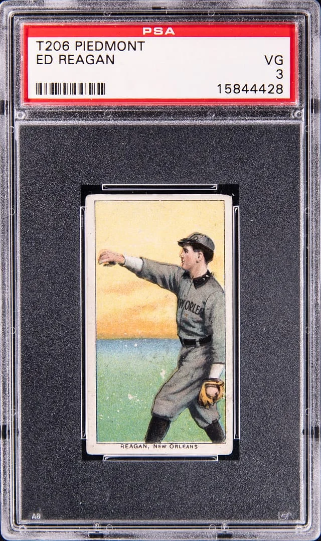 1909-11 T206 Ed Reagan - Piedmont White Border #no-number card image