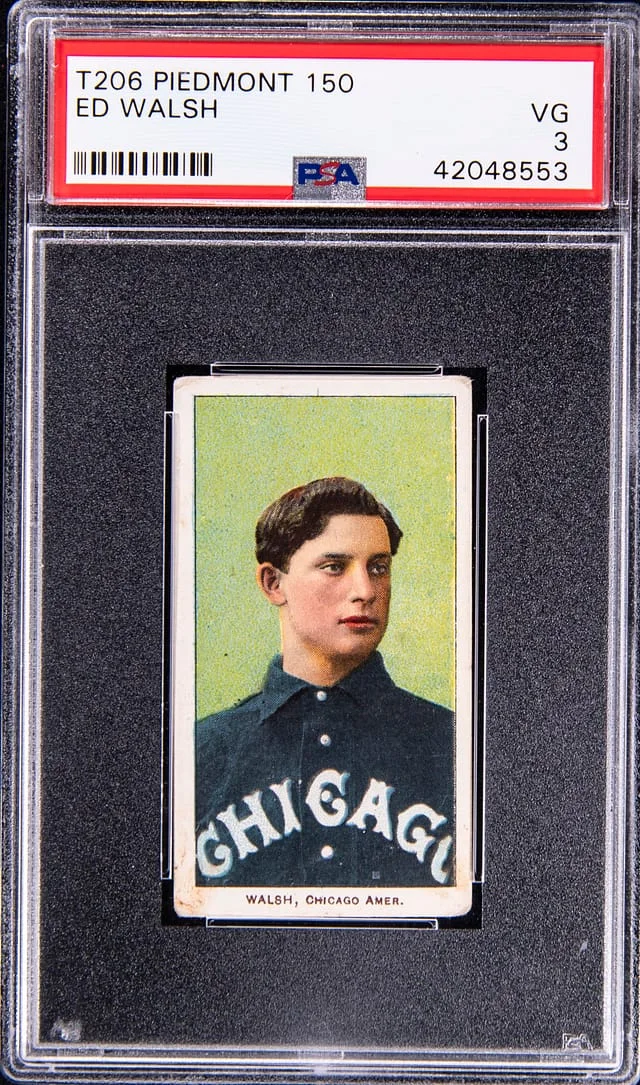 1909-11 T206 Ed Walsh White Border #no-number card image