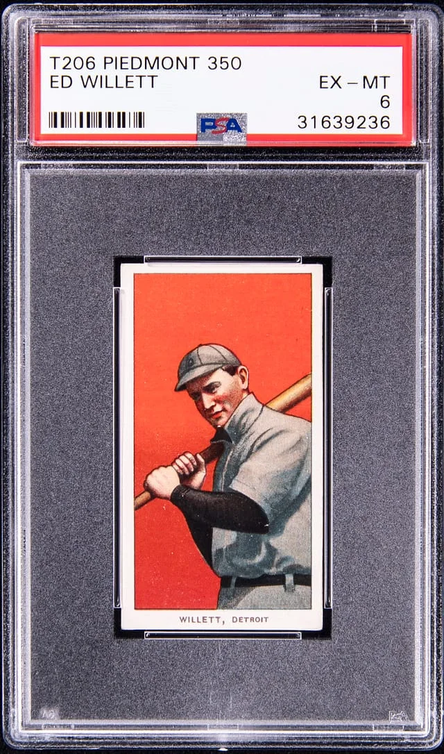 1909-11 T206 Ed Willett White Border #no-number card image