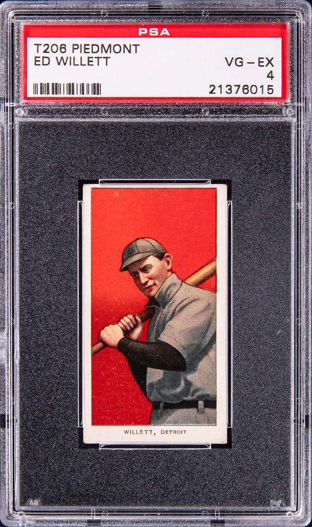 1909-11 T206 Ed Willett - Piedmont White Border #no-number card image