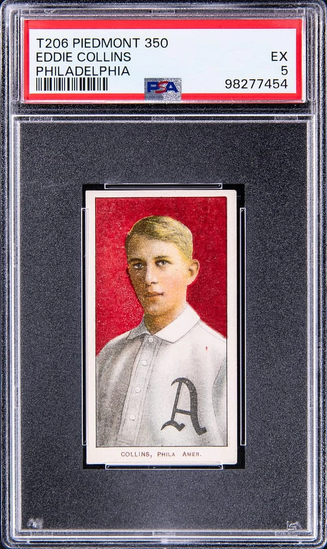 1909-11 T206 Eddie Collins, Philadelphia - Piedmont 350 White Border #no-number card image