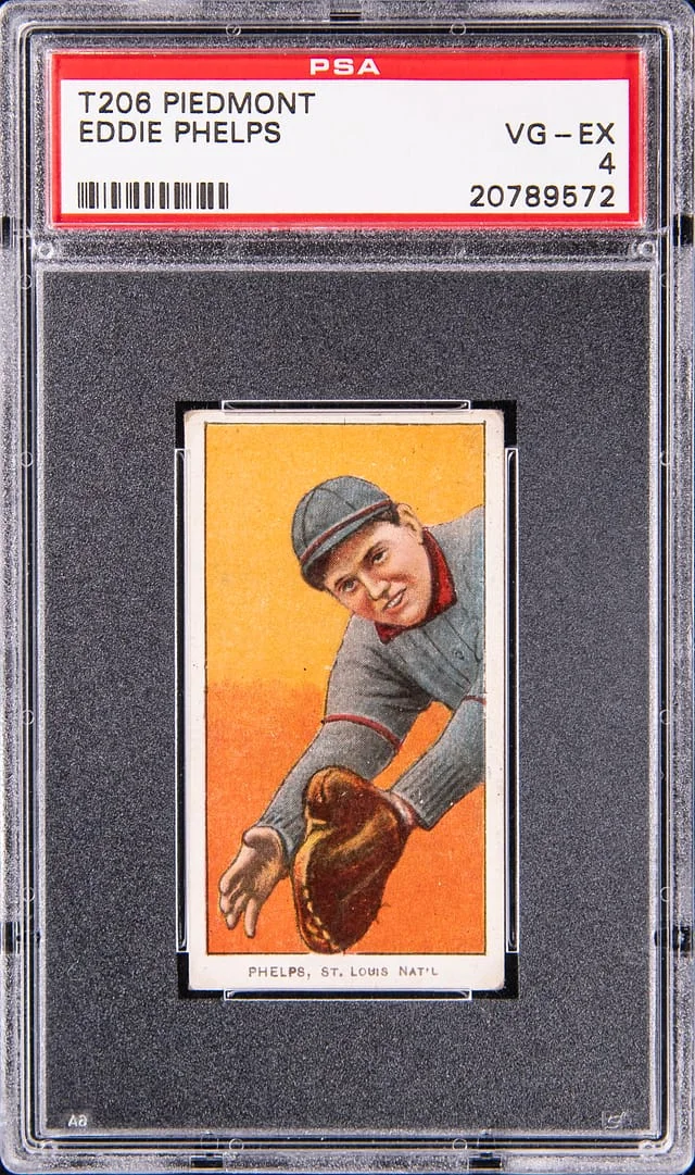 1909-11 T206 Eddie Phelps - Piedmont White Border #no-number card image
