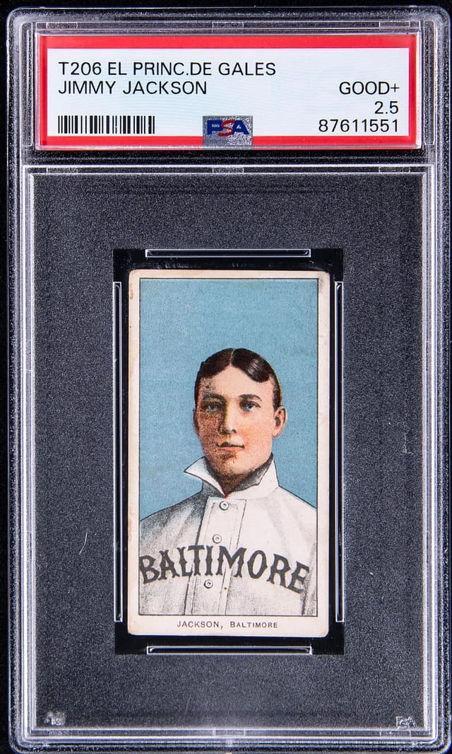 1909-11 T206 El Principe De Gales Jimmy Jackson - Rare Havana Cigarettes Back #no-number card image