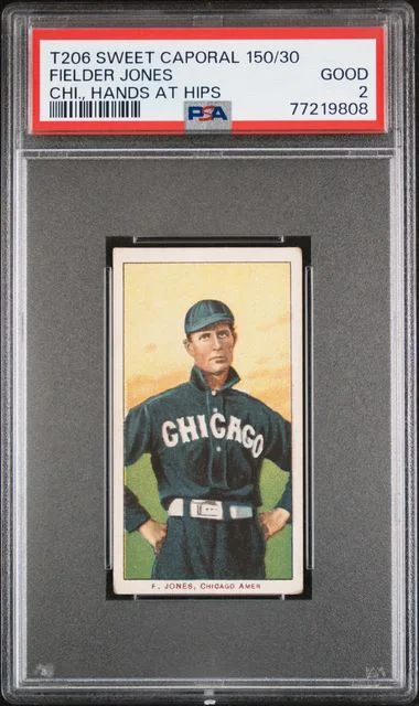 1909-11 T206 Fielder Jones Sweet Caporal #150/30 card image