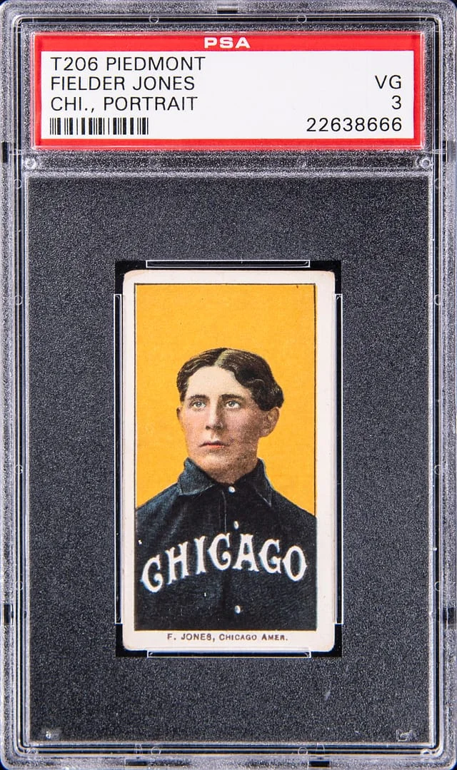 1909-11 T206 Fielder Jones, Chi., Portrait - Piedmont White Border #no-number card image