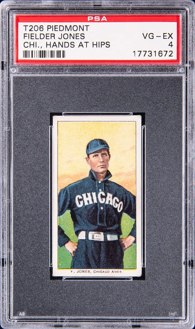 1909-11 T206 Fielder Jones, Chicago, Hands at Hips - Piedmont White Border #no-number card image