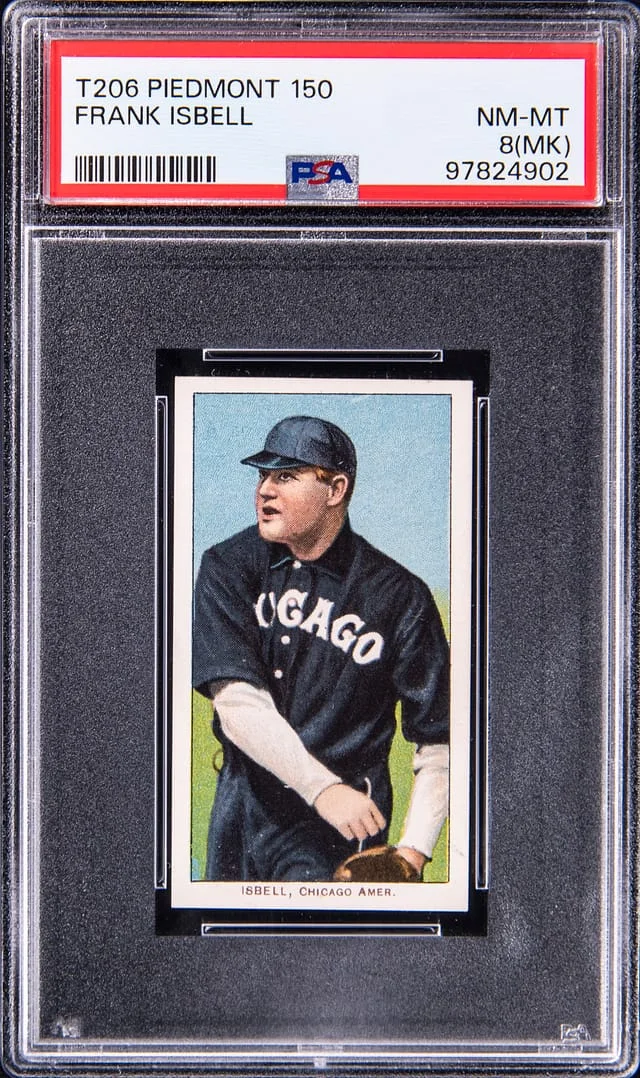 1909-11 T206 Frank Isbell White Border #no-number card image