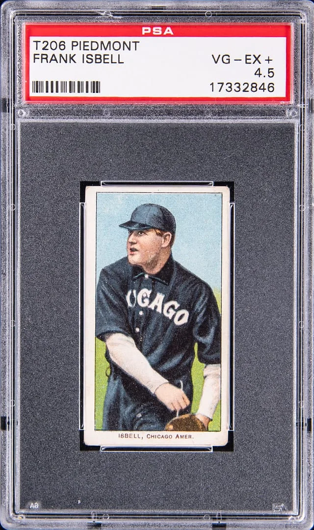 1909-11 T206 Frank Isbell - Piedmont White Border #no-number card image