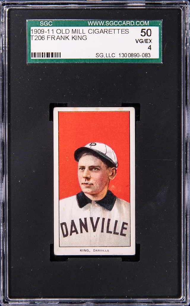 1909-11 T206 Frank King White Border #no-number card image