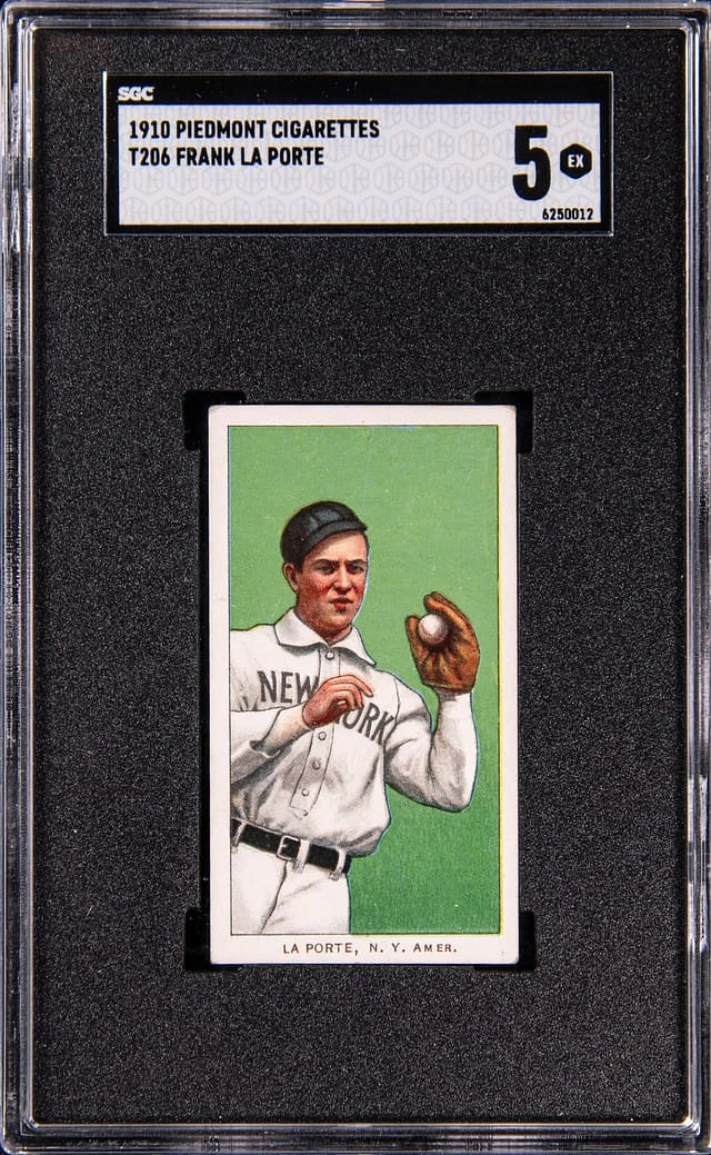 1909-11 T206 Frank La Porte - Piedmont White Border #no-number card image