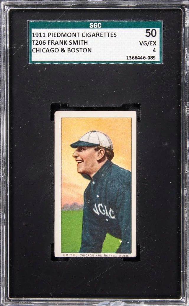 1909-11 T206 Frank Smith, Chicago & Boston White Border #no-number card image