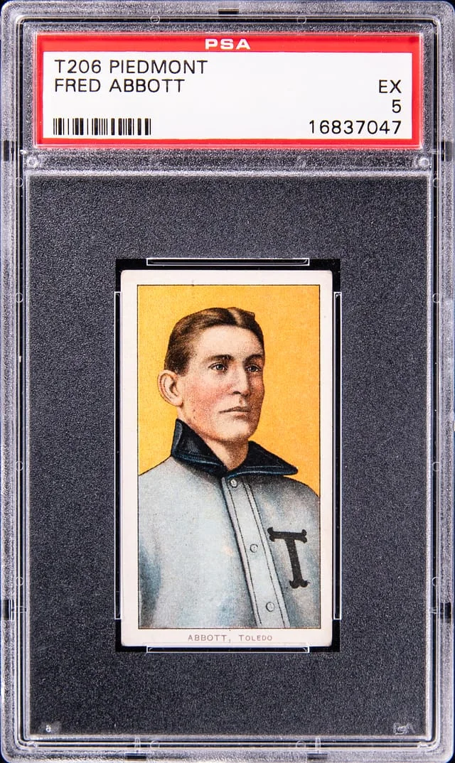 1909-11 T206 Fred Abbott White Border #no-number card image