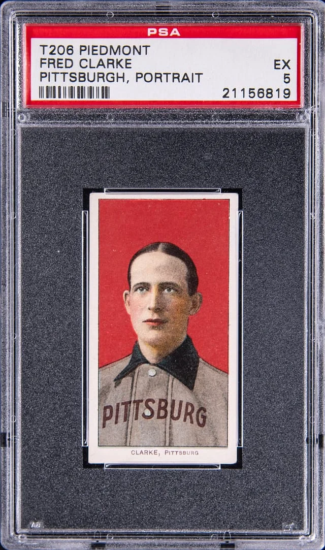 1909-11 T206 Fred Clarke, Pittsburgh White Border #no-number card image