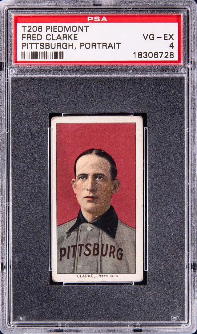 1909-11 T206 Fred Clarke, Pittsburgh, Portrait - Piedmont White Border #no-number card image