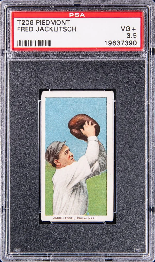 1909-11 T206 Fred Jacklitsch - Piedmont White Border #no-number card image