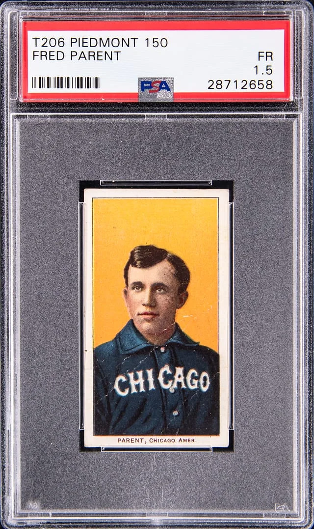 1909-11 T206 Fred Parent - Piedmont 150 White Border #no-number card image