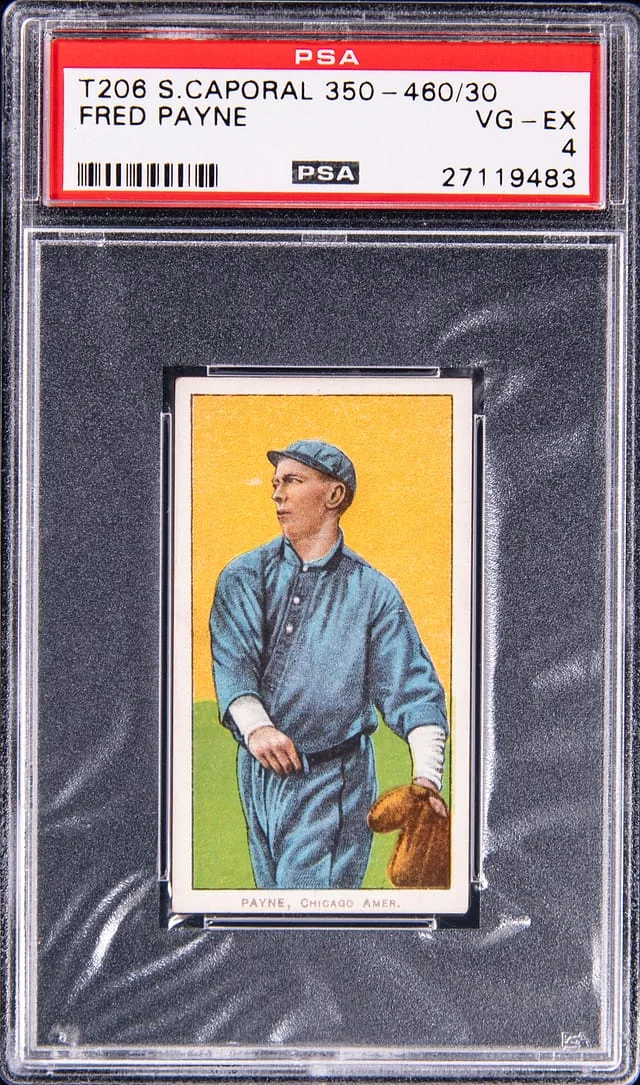 1909-11 T206 Fred Payne White Border #no-number card image