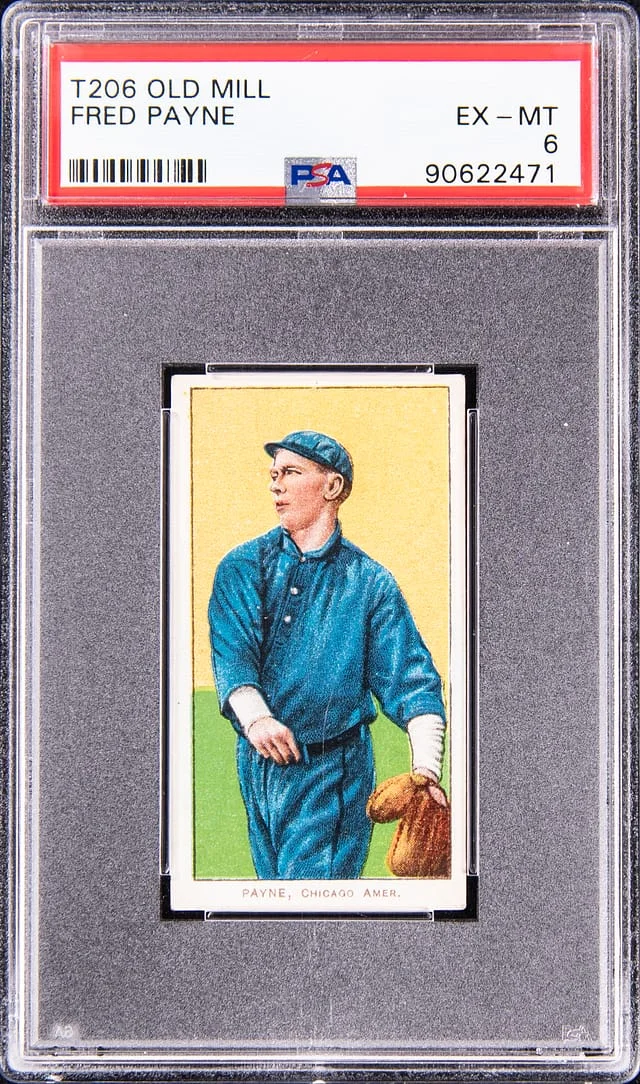 1909-11 T206 Fred Payne - Old Mill White Border #no-number card image