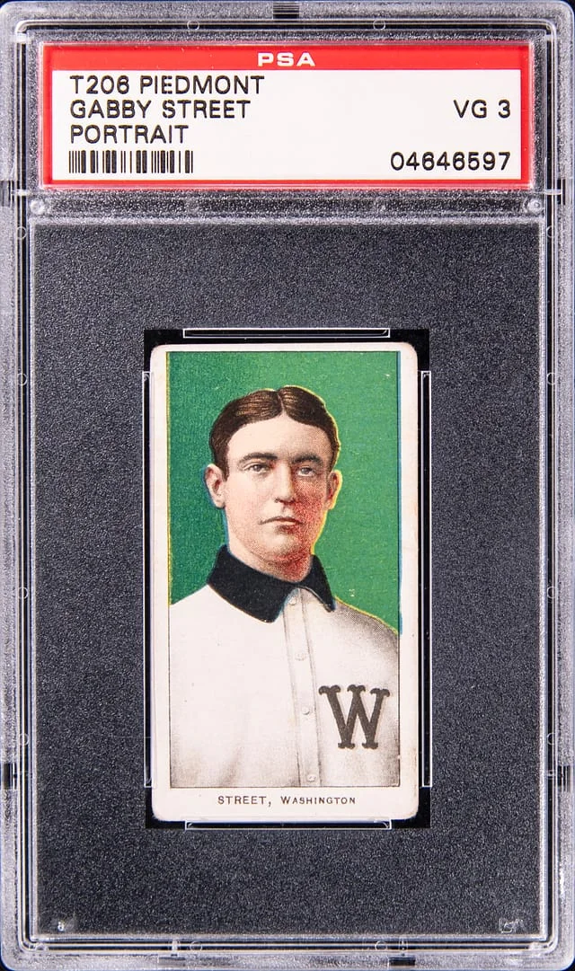 1909-11 T206 Gabby Street, Portrait - Piedmont White Border #no-number card image