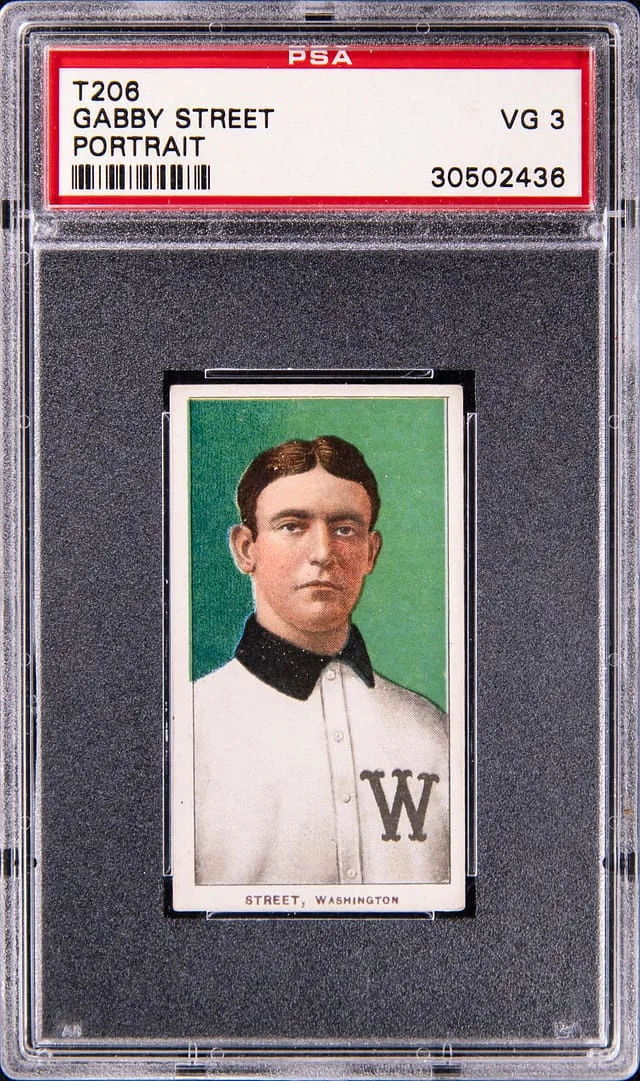 1909-11 T206 Gabby Street, Portrait - Sweet Caporal White Border #no-number card image