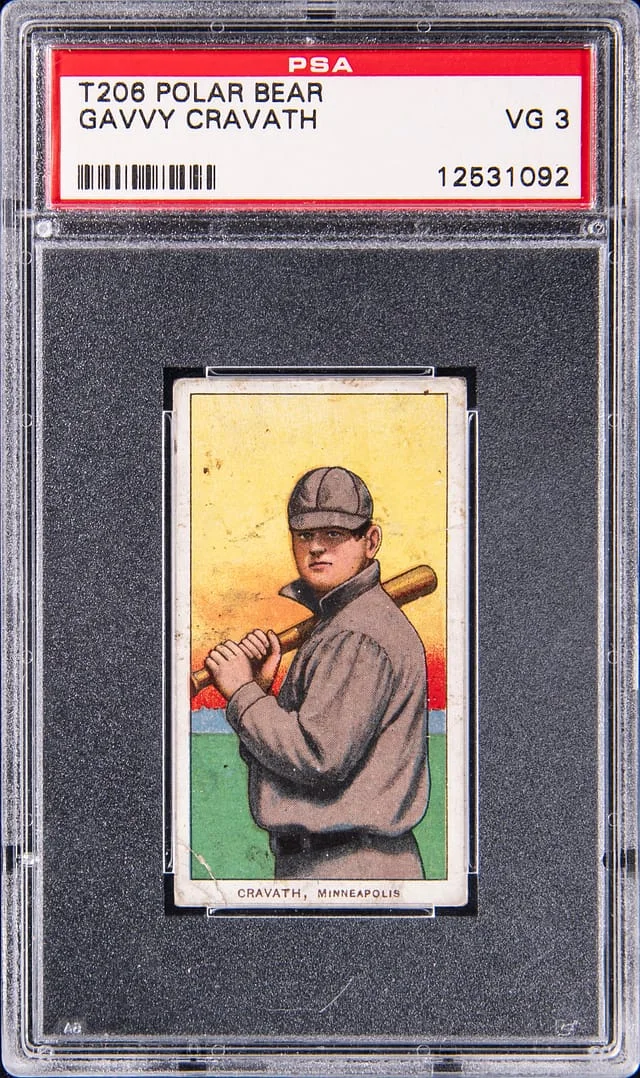 1909-11 T206 Gavvy Cravath - Polar Bear White Border #no-number card image