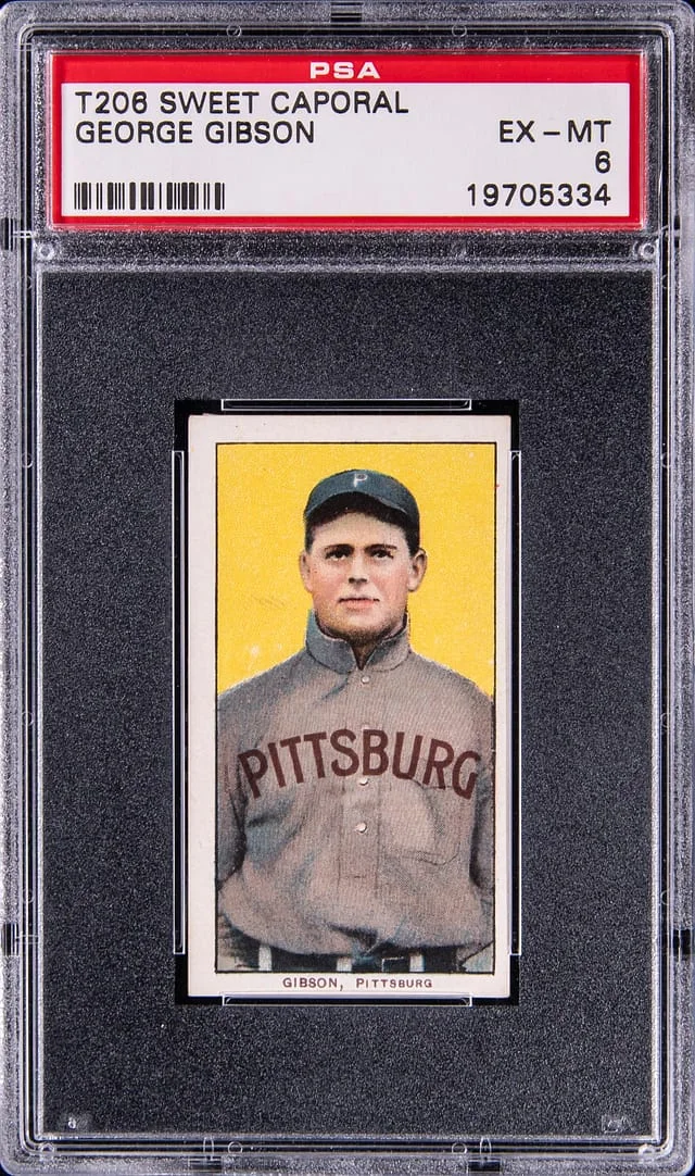 1909-11 T206 George Gibson White Border #no-number card image