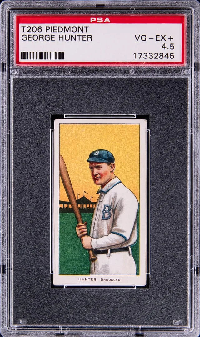 1909-11 T206 George Hunter White Border #no-number card image
