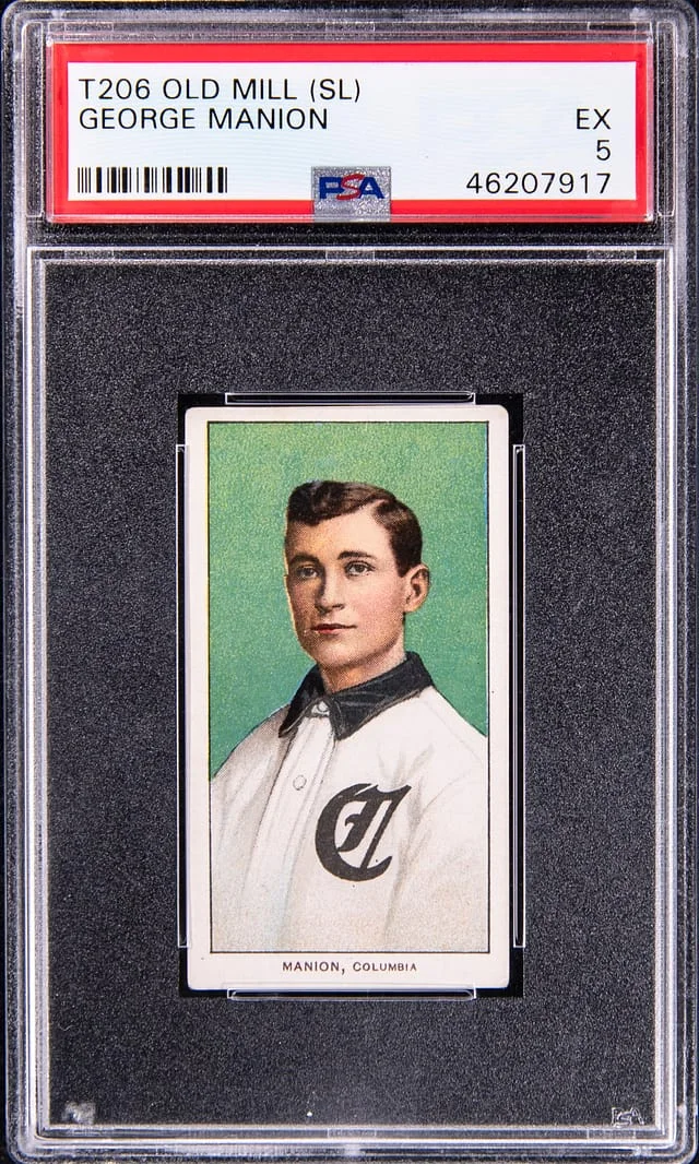1909-11 T206 George Manion - Old Mill (SL) White Border #no-number card image