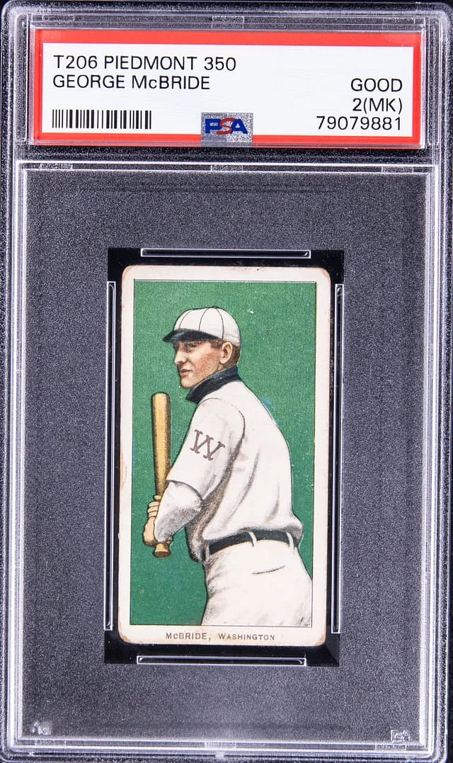 1909-11 T206 George McBride White Border #no-number card image